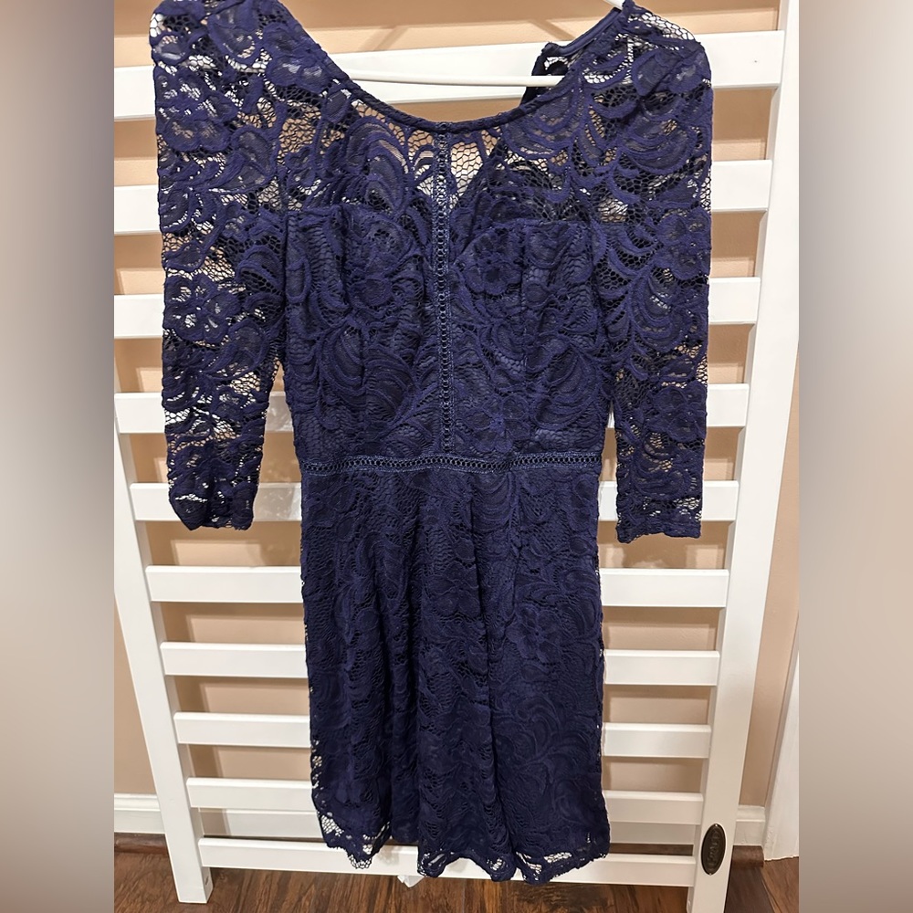 Blue dress